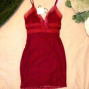🌶Spicy🌶 mini red lace dress
